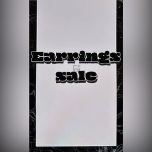 Stylish Black Earrings